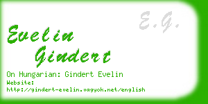 evelin gindert business card